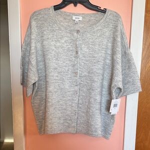 CeCe Light Gray Knit Sweater